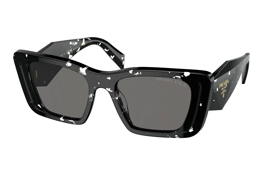 Prada   PR 08YS 15S5Z1 Dark Grey PolarizedBlack Crystal Tortoise