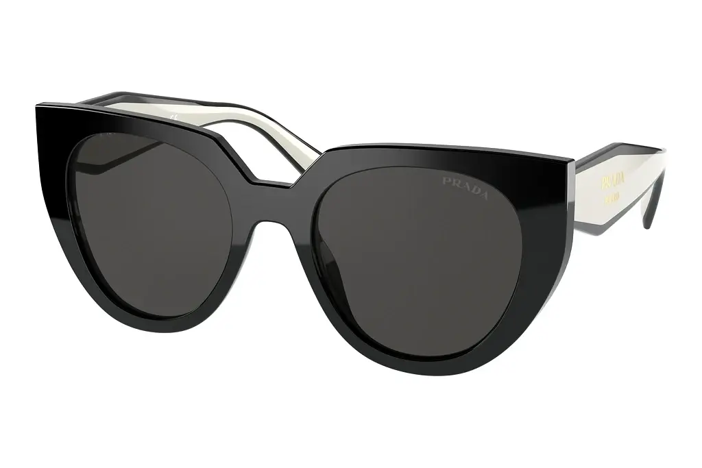 Prada   PR 14WS 09Q5S0 Dark GreyBlack/Talc