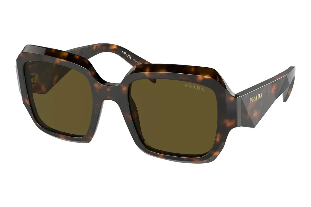 Prada   PR 28ZS 14L09Z Dark BrownSage/Honey Tortoise
