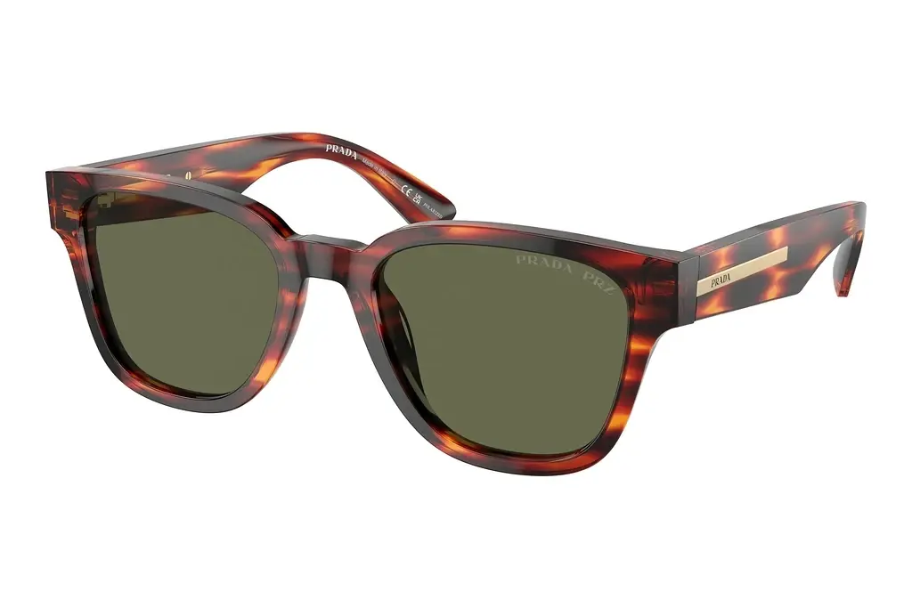 Prada   PR A04S 13O03R Green PolarHavana Red