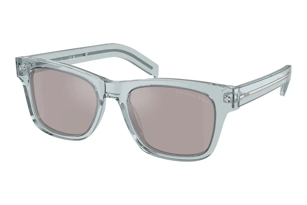 Prada   PR A17S 19T80F Grey Polarized Mirror GoldTransparent Azure