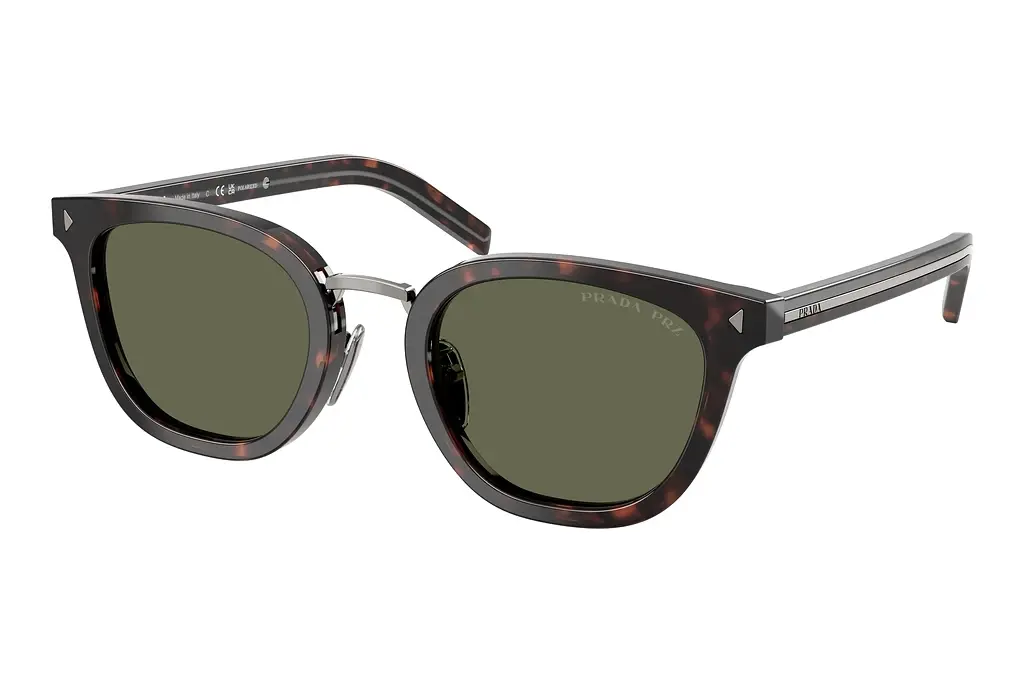 Prada   PR C01SD 17N03R Green PolarRoot Havana