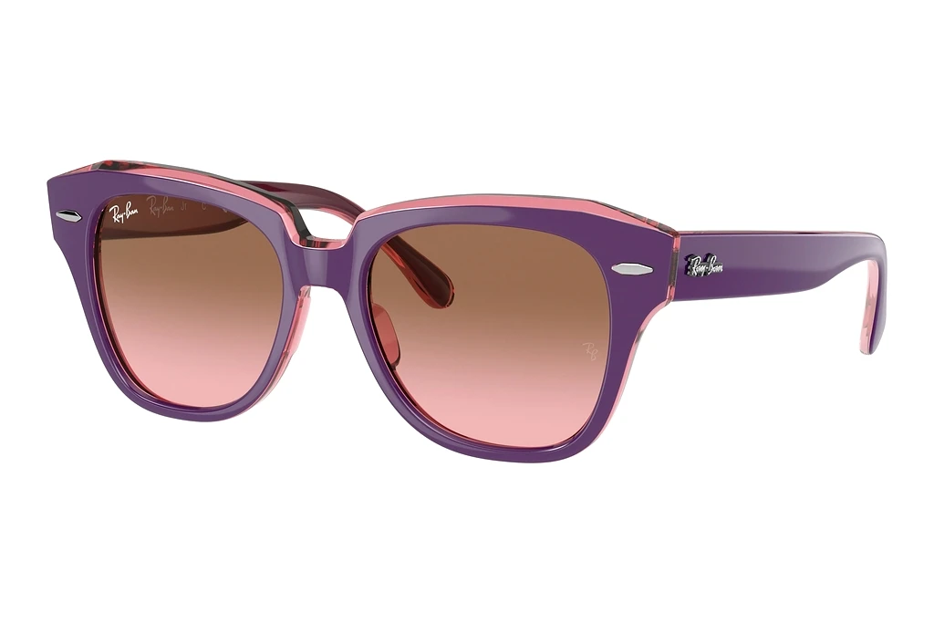 Ray-Ban Kids   RJ9186S 711814 Pink Gradient BrownViolet On Transparent Pink