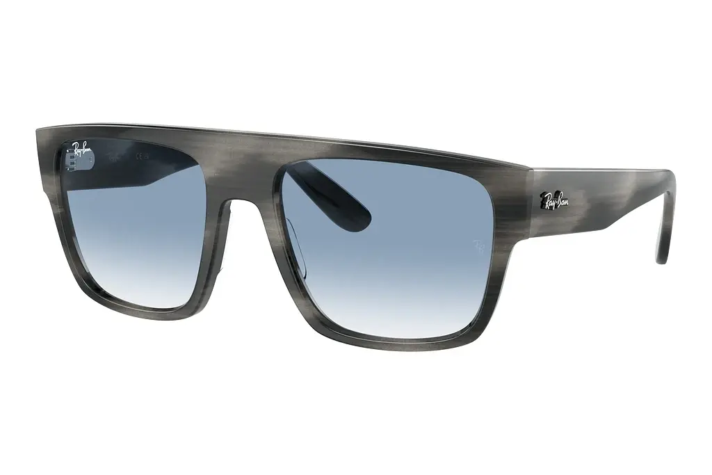 Ray-Ban   RB0360S 14043F Clear & BlueStriped Grey