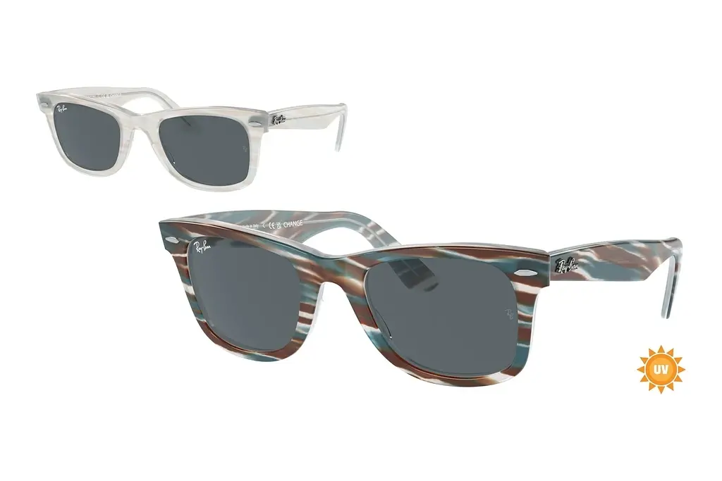 Ray-Ban   RB2140 1407R5 BluePhoto Striped Light Blue