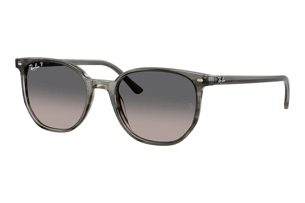 Ray-Ban   RB2197 1438M3 Polarized Grey GradientStriped Grey