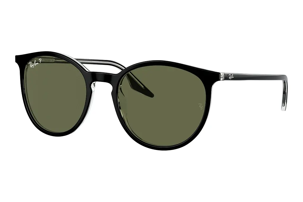 Ray-Ban   RB2204 919/58 GreenBlack On Transparent