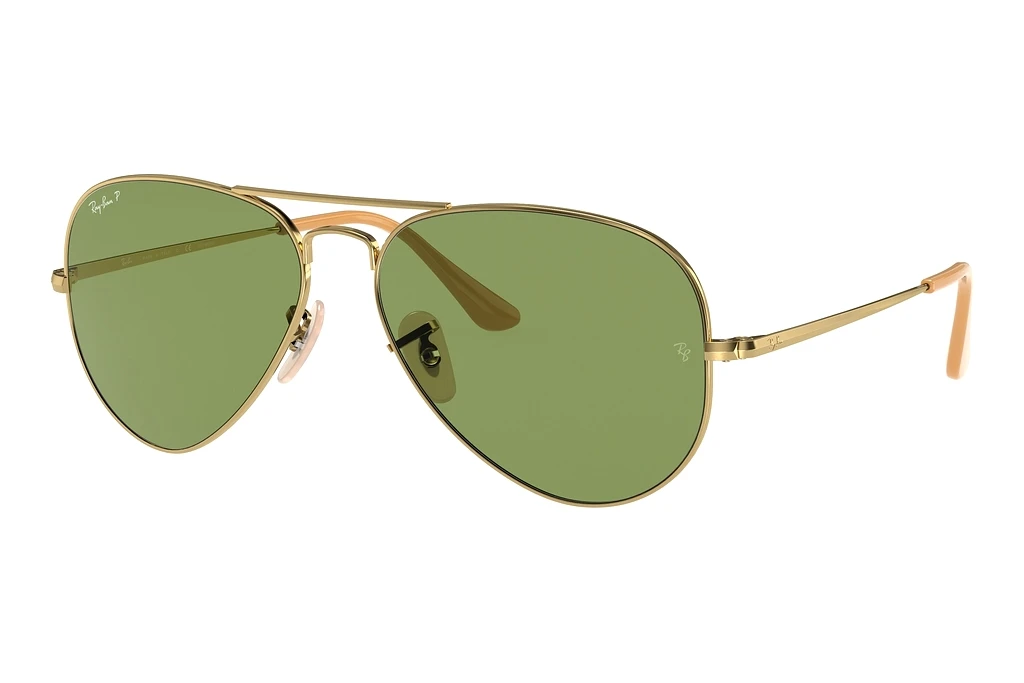 Ray-Ban   RB3689 9064O9 Polarized Green Classic G-15Gold