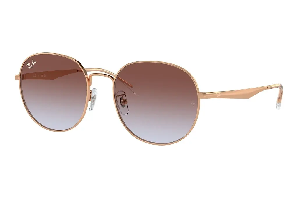 Ray-Ban   RB3727D 9202I8 Light Blue & VioletRose Gold