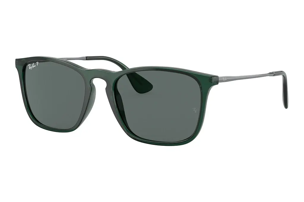 Ray-Ban   RB4187 666381 Dark GreyTransparent Green