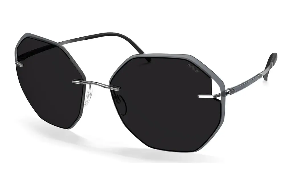 Silhouette   8187 6500 blackdark grey m/LST grey sil