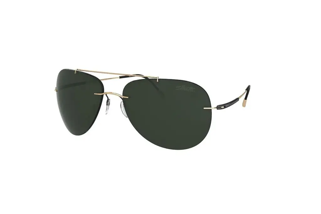 Silhouette   8721 7530 greenGold / Olive Green
