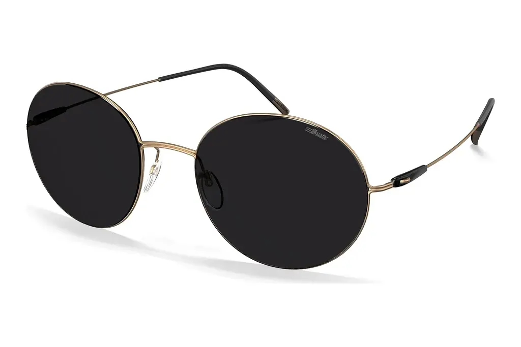 Silhouette   8736 7530 blackGold / Olive Green