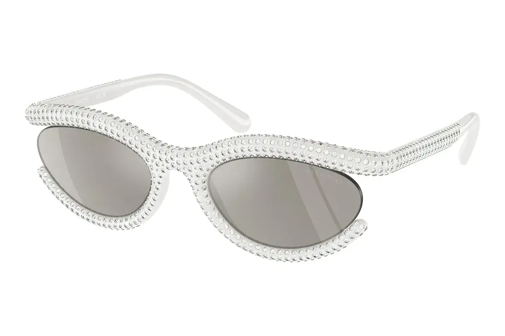 Swarovski   SK6006 10336G Light Grey Mirror SilverMilky White