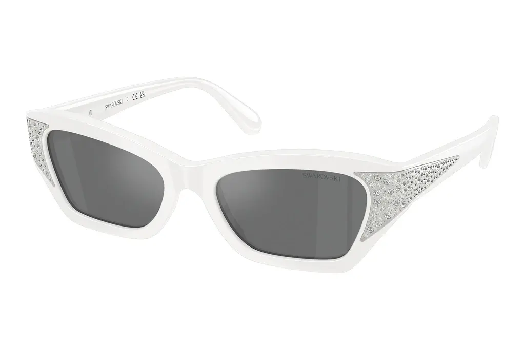Swarovski   SK6029 10506G Grey Mirror BlackSolid White