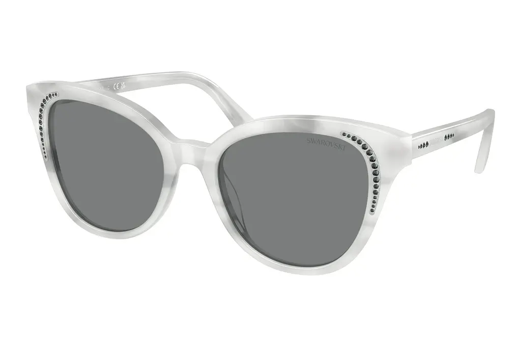 Swarovski   SK6031 104287 Dark GreyStriped White