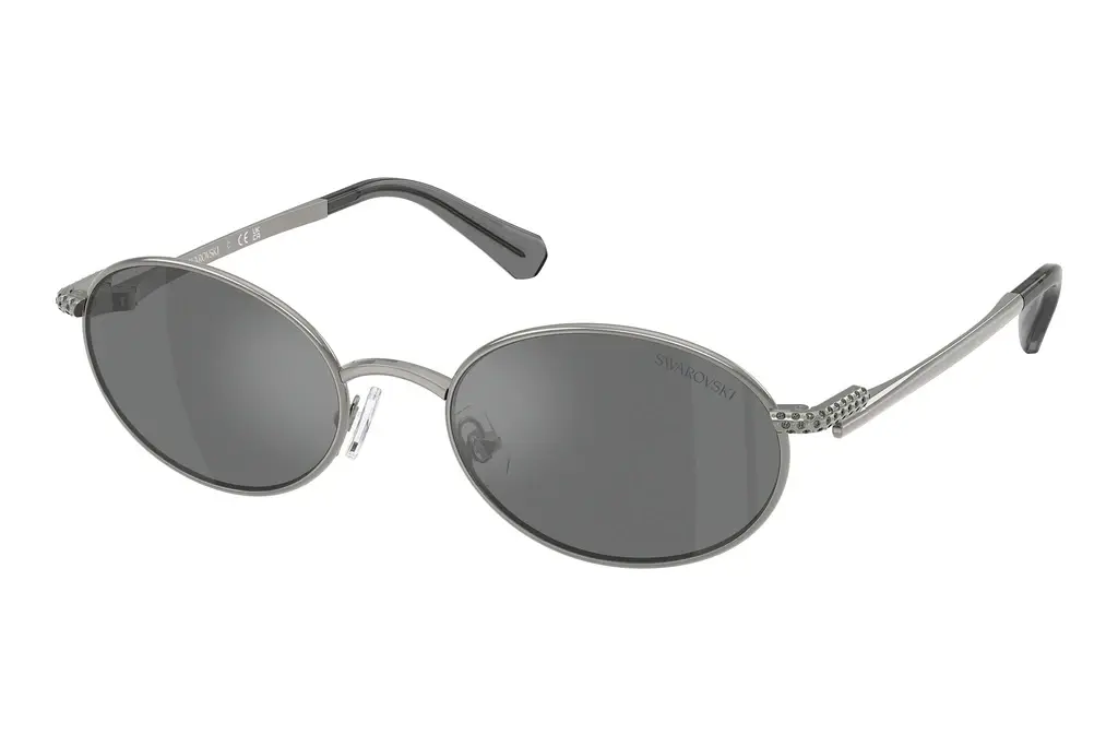 Swarovski   SK7033 40096G Grey Mirror BlackGunmetal