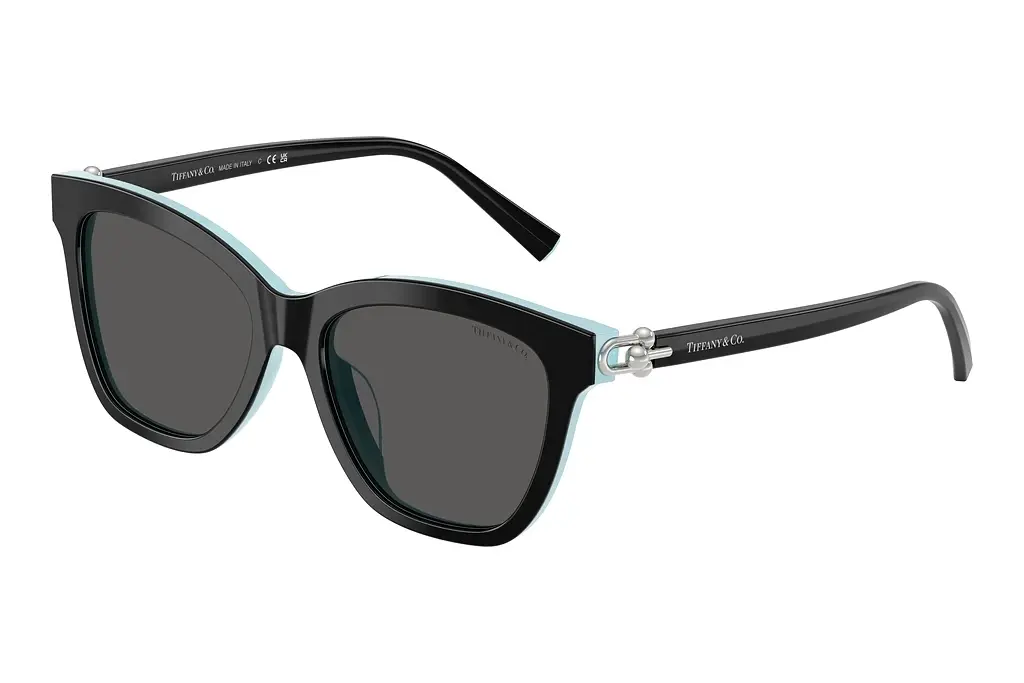 Tiffany   TF4241D 8055S4 Dark GreyBlack On Tiffany Blue
