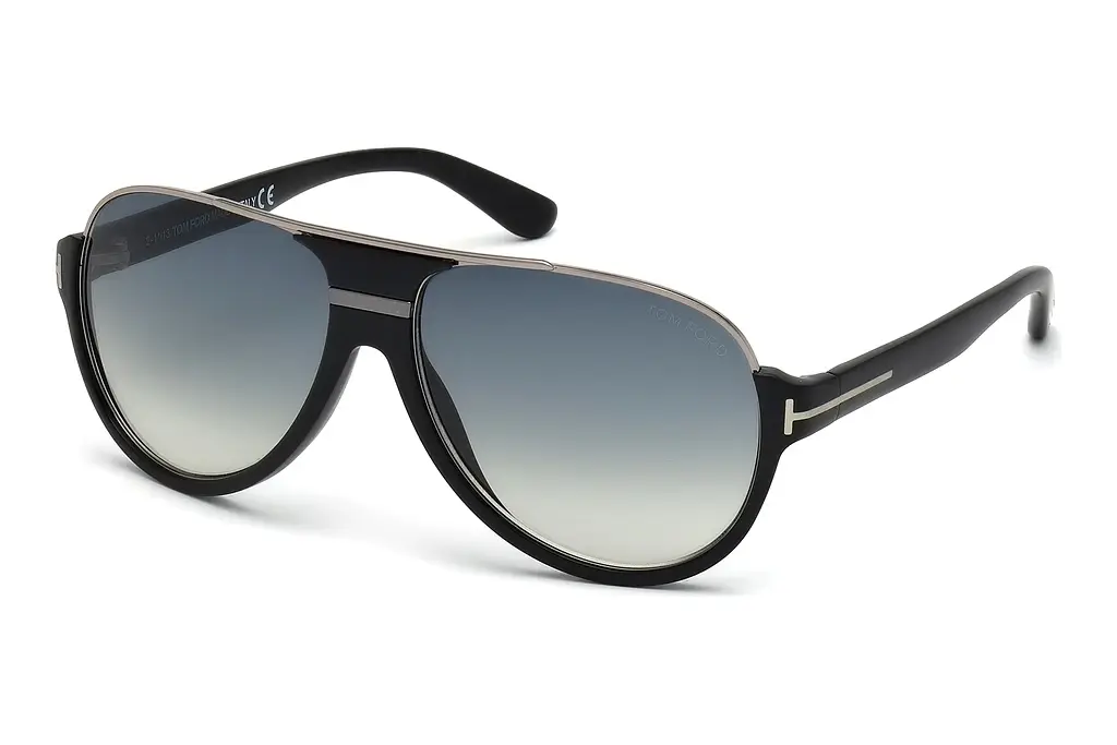 Tom Ford   FT0334 02W blau verlaufendMatt Schwarz