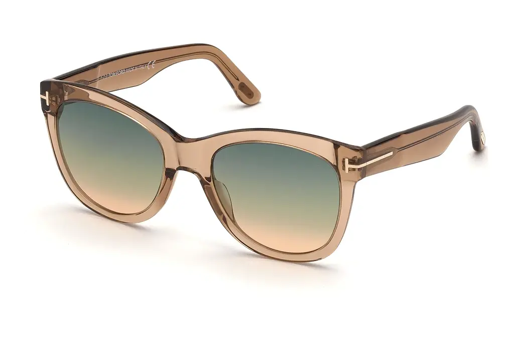 Tom Ford   FT0870 45P grün verlaufendGlänzend Hellbraun