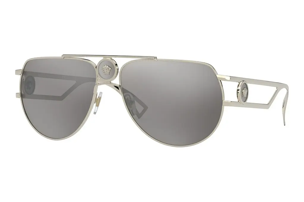 Versace   VE2225 12526G Light Grey Mirror SilverPale Gold