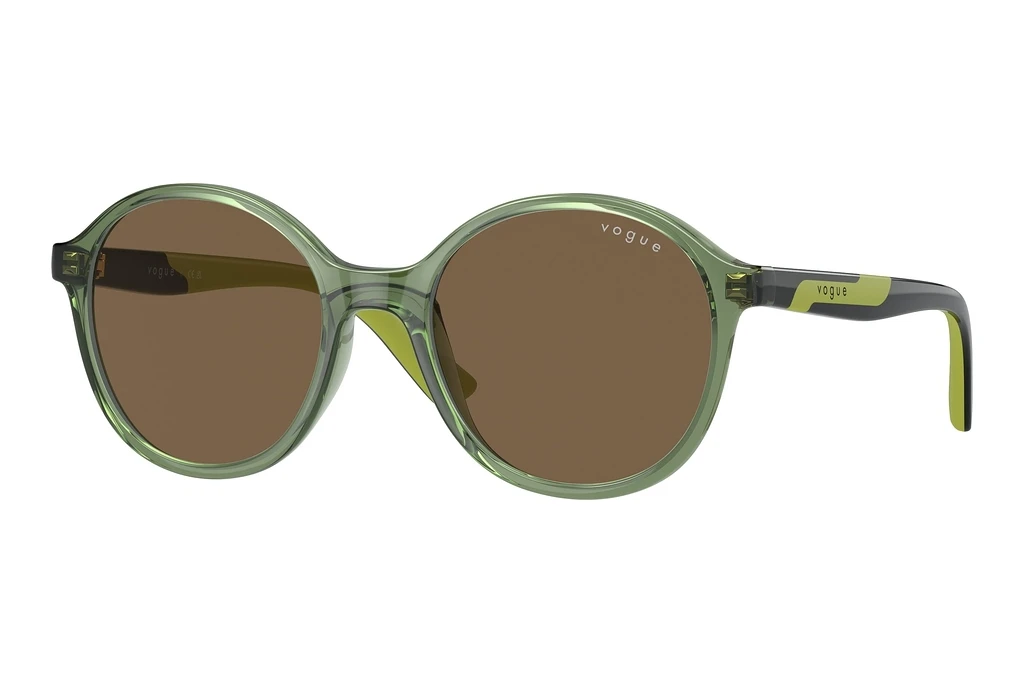 Vogue Eyewear   VJ2018 306773 Dark BrownTransparent Dark Green