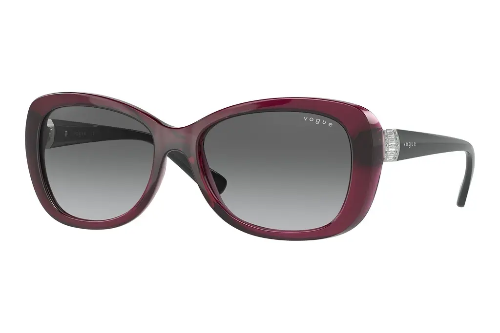 Vogue Eyewear   VO2943SB 298911 Grey GradientTransparent Dark Cherry