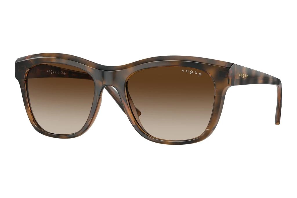 Vogue Eyewear   VO5557S 238613 Brown GradientTop Dark Havana/Light Brown