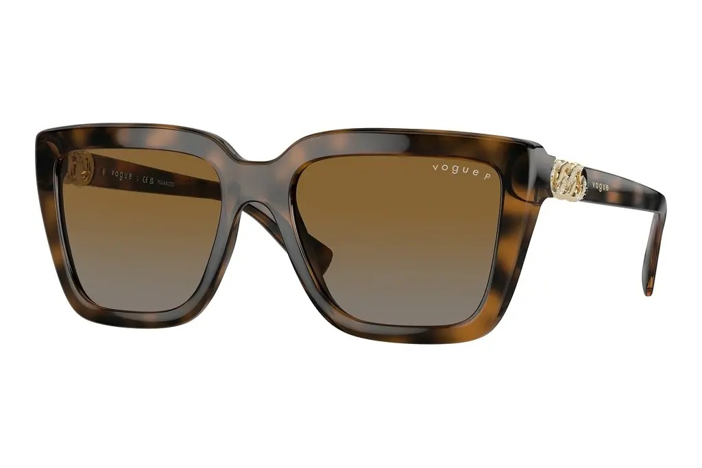 Vogue Eyewear   VO5575SB 2386T5 Gradient Brown PolarizedTop Dark Havana/Light Brown