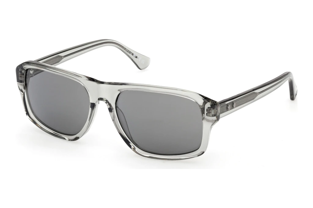 Web Eyewear   WE0393 93C grau verspiegeltGlänzend Hellgrün