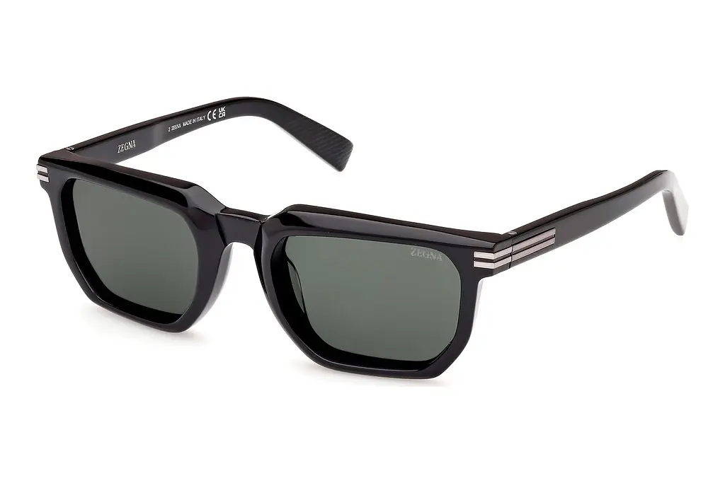 Zegna   EZ0240 01N grünGlänzend Schwarz