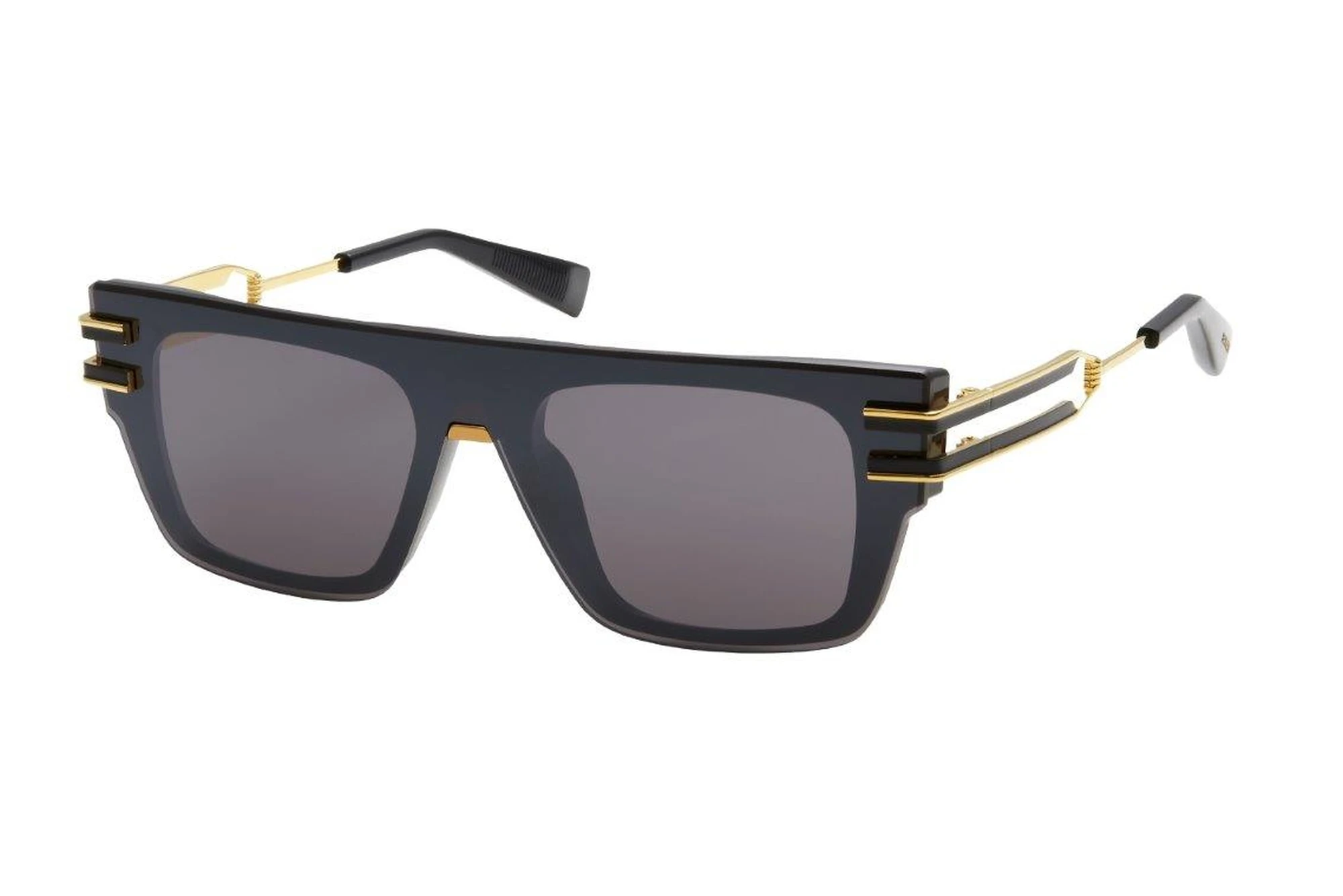 Balmain Paris   BPS-124 A Dark Grey - Black Flash Mirror - ARBlack - Gold