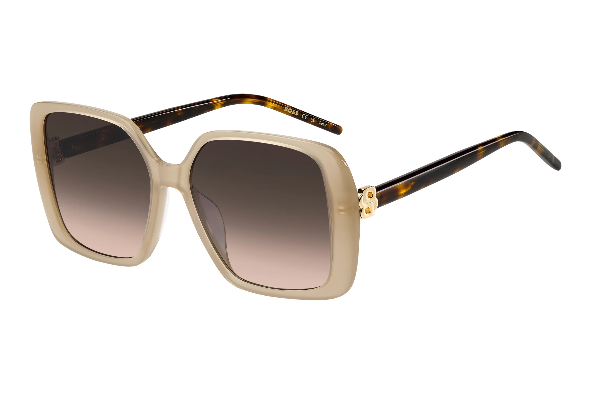 Boss   BOSS 1939/G/S FWM/HA BROWN SHADEDNUDE