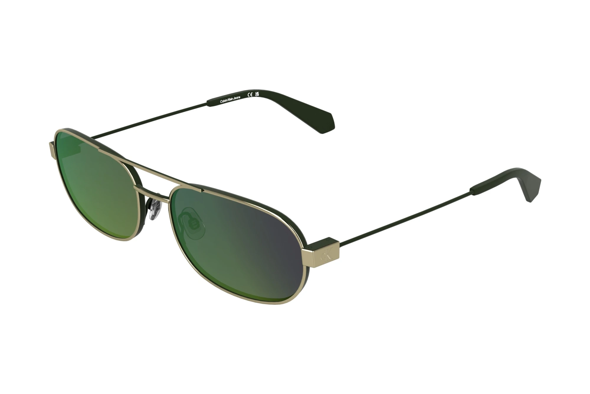 Calvin Klein   CKJ26202S 720 YELLOW GOLD/MATTE GREEN
