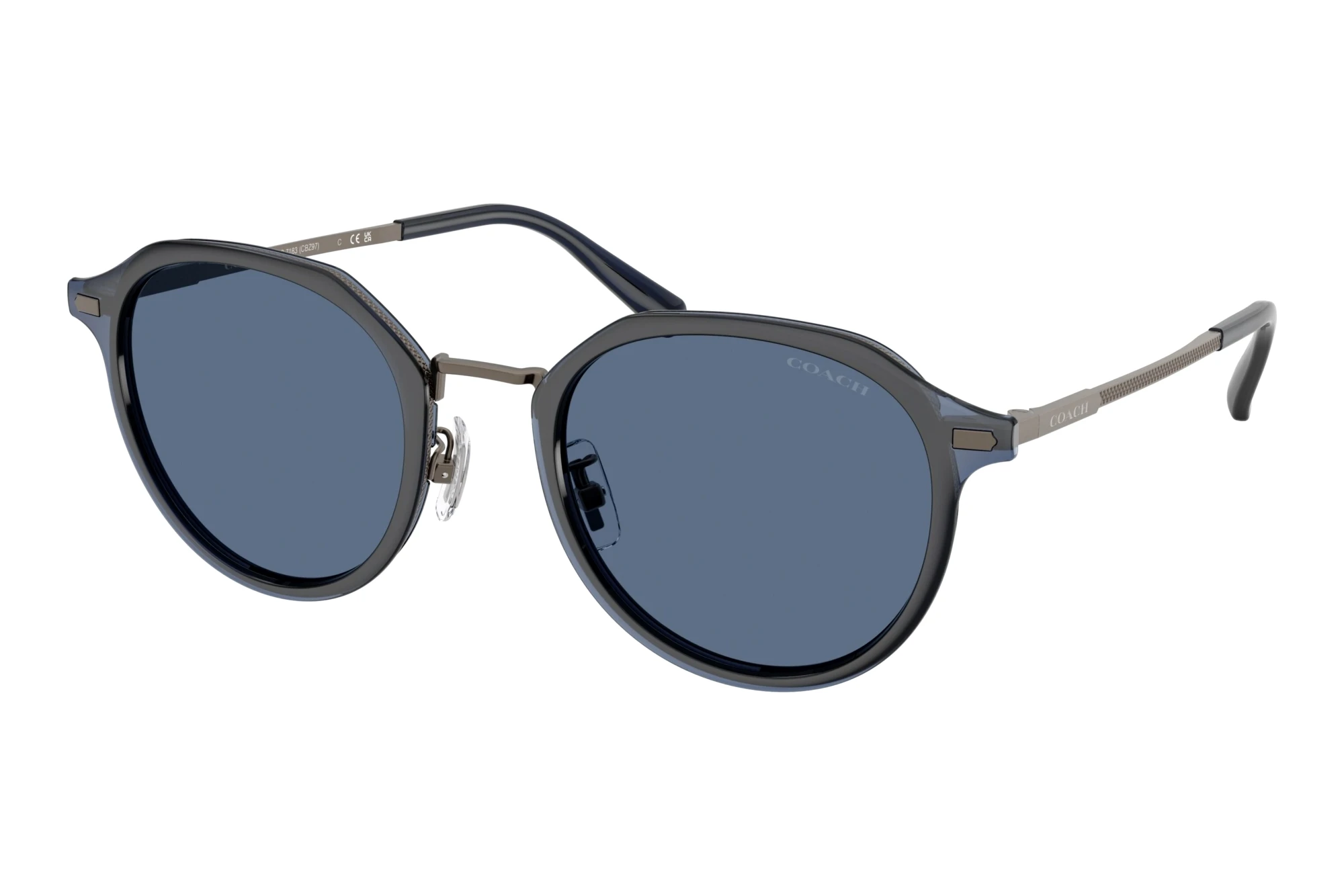 Coach   HC7183 947380 Blue SolidSatin Gunmetal