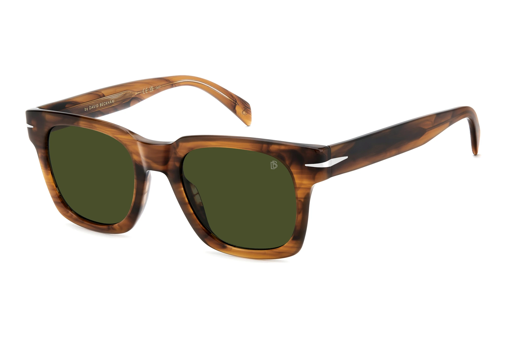 David Beckham   DB 7160/S EX4/QT GREENBROWN HORN