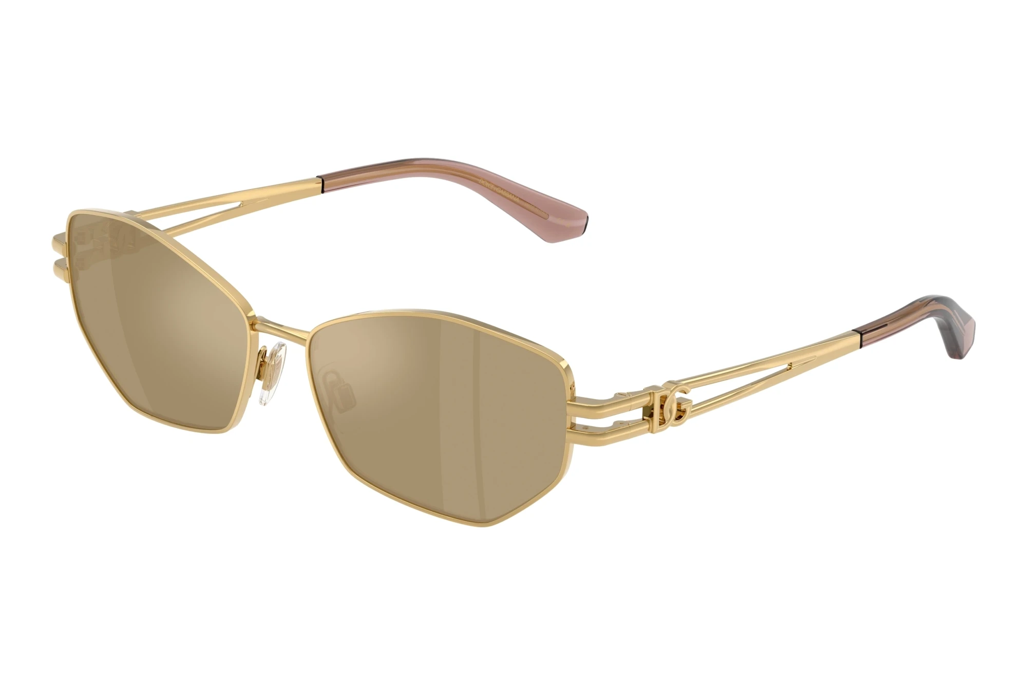 Dolce & Gabbana   DG2338 02/03 Clear Mirror Real Yellow GoldGold