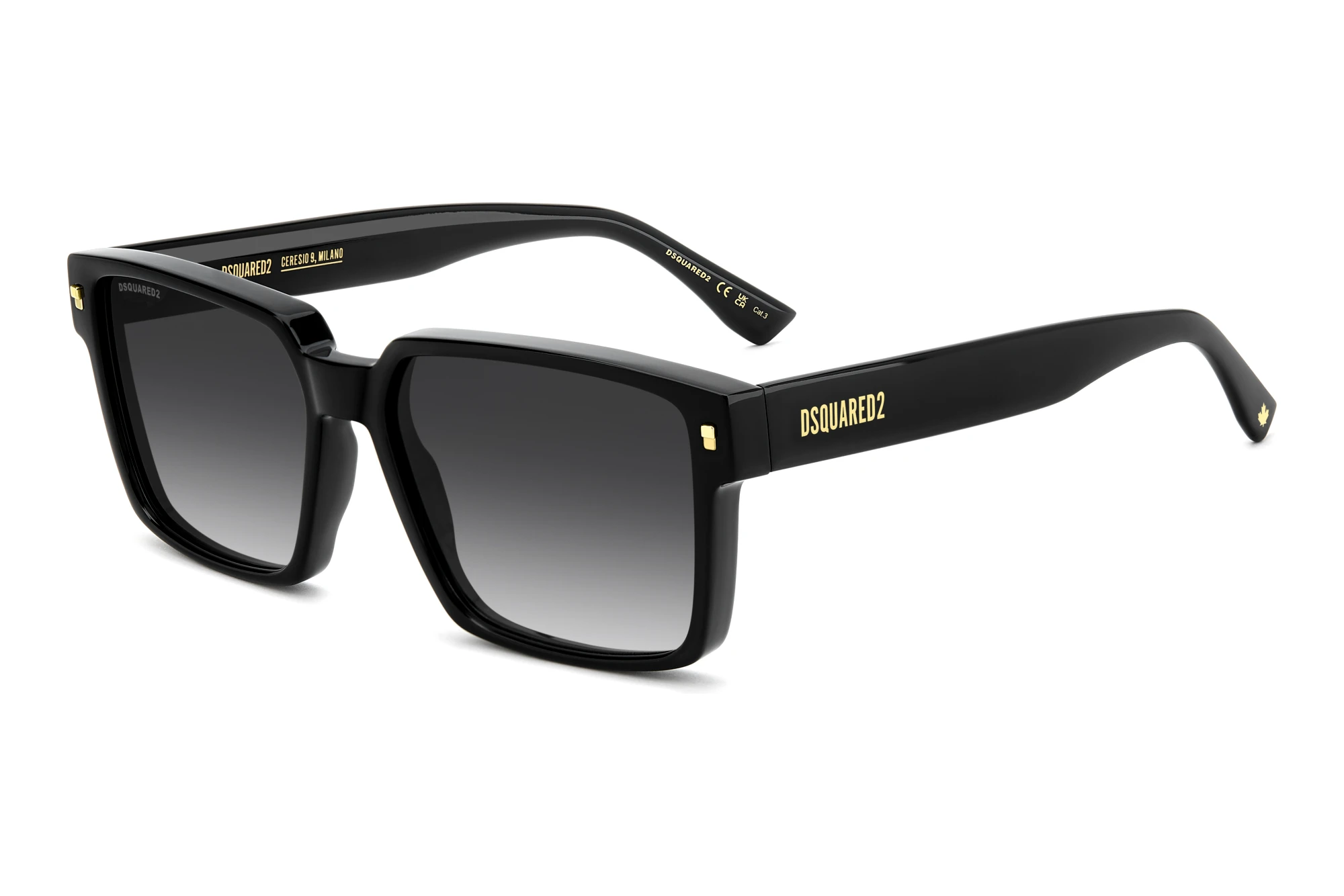 Dsquared2   D2 0202/G/S 807/9O DARK GREY SHADEDBLACK