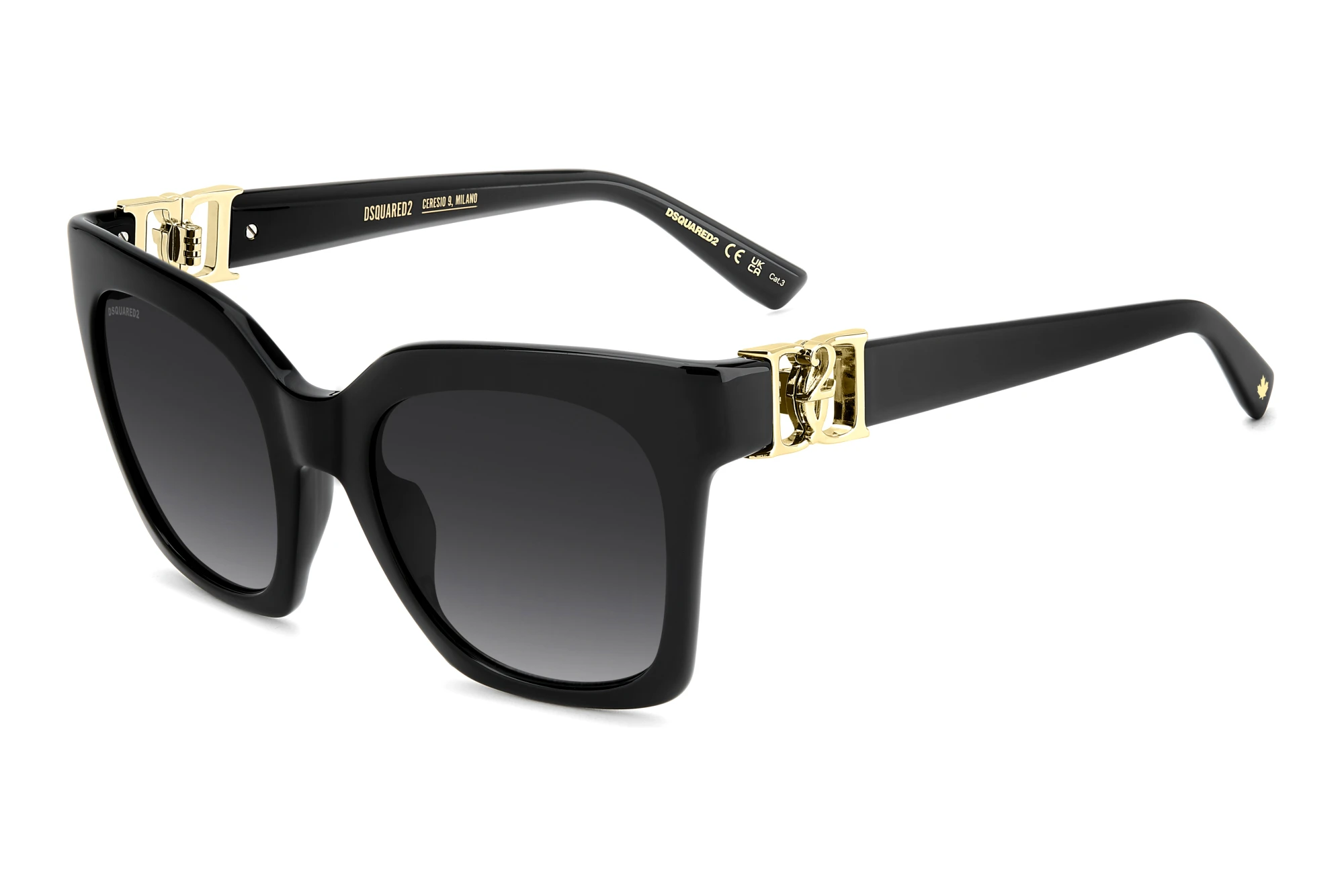 Dsquared2   D2 0207/S 807/9O DARK GREY SHADEDBLACK