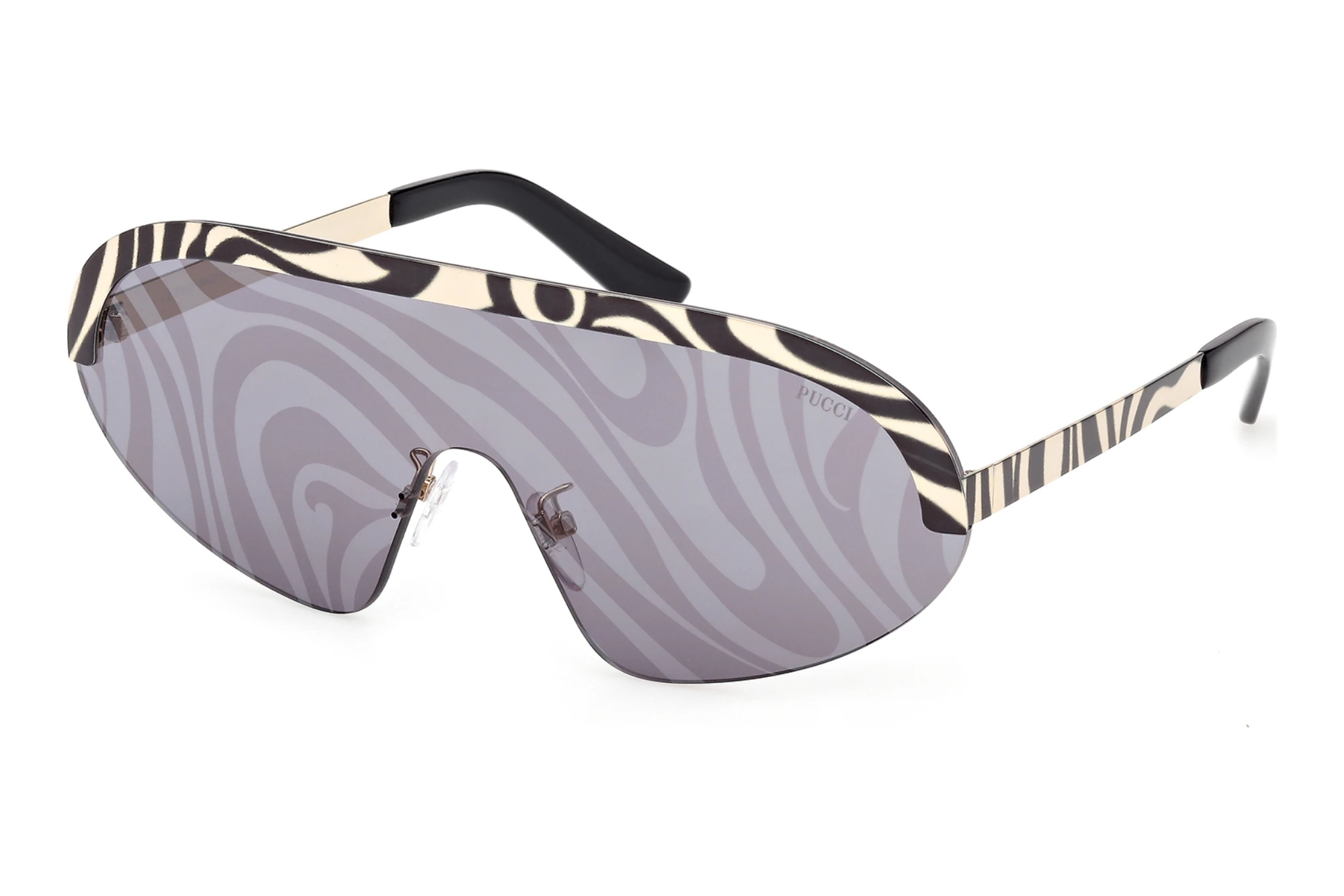 Emilio Pucci   EP0237 05C grau verspiegeltAnimalier/Muster