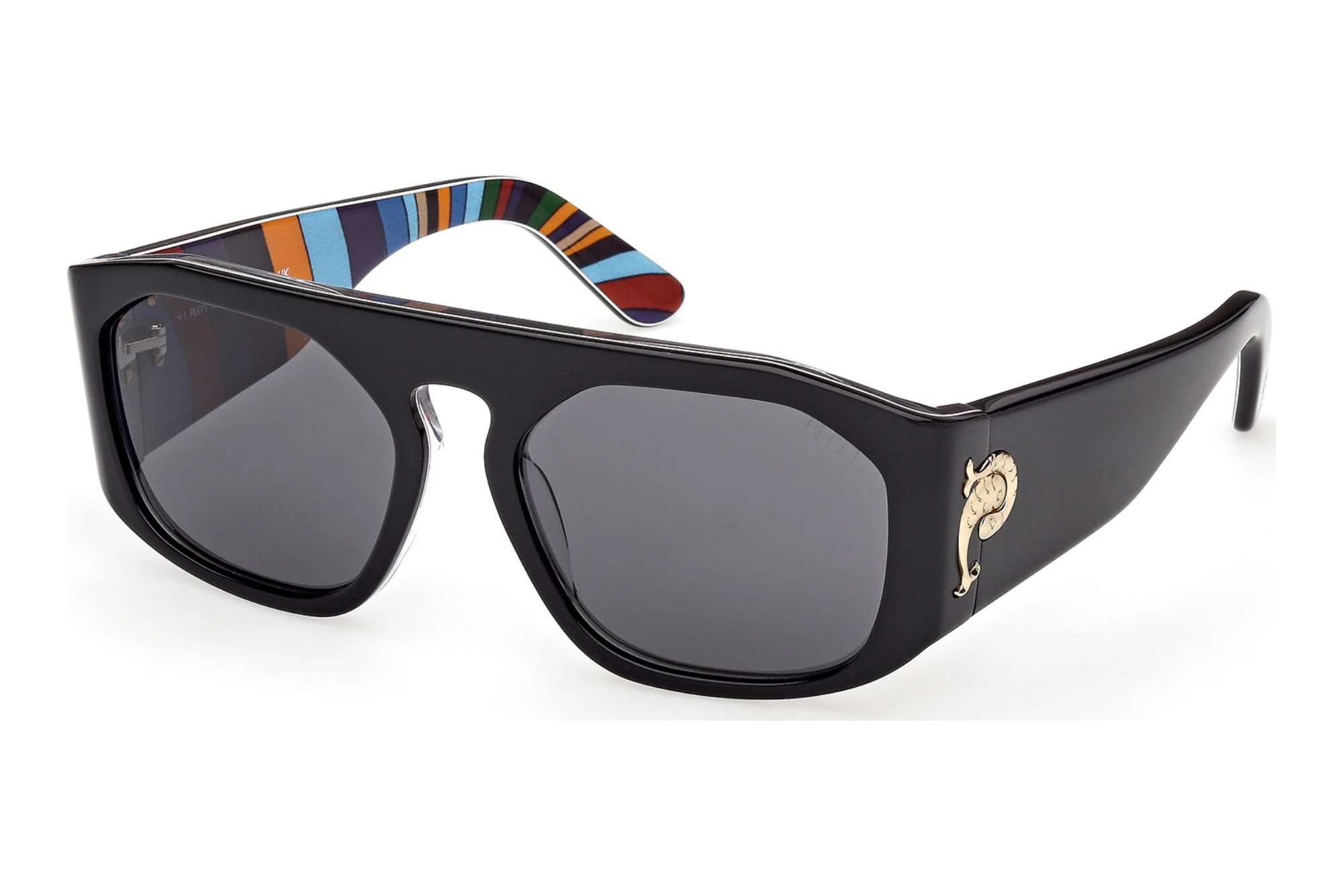 Emilio Pucci   EP0242 05A grauSchwarz/Muster