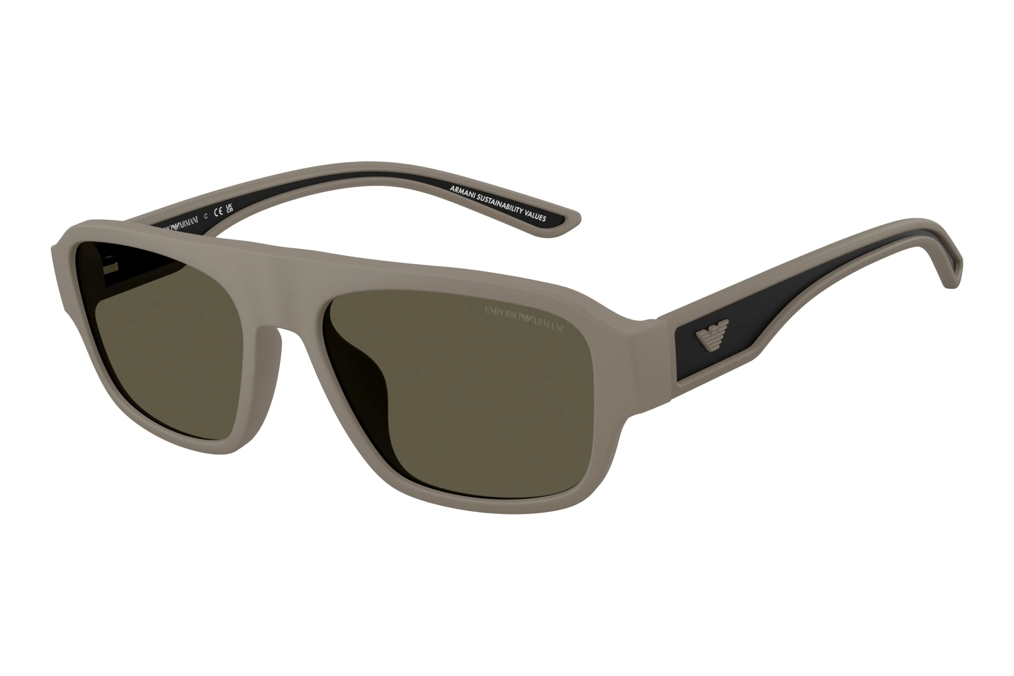 Emporio Armani   EA4266U 636187 Dark GreyRubberized Matte Light Brown