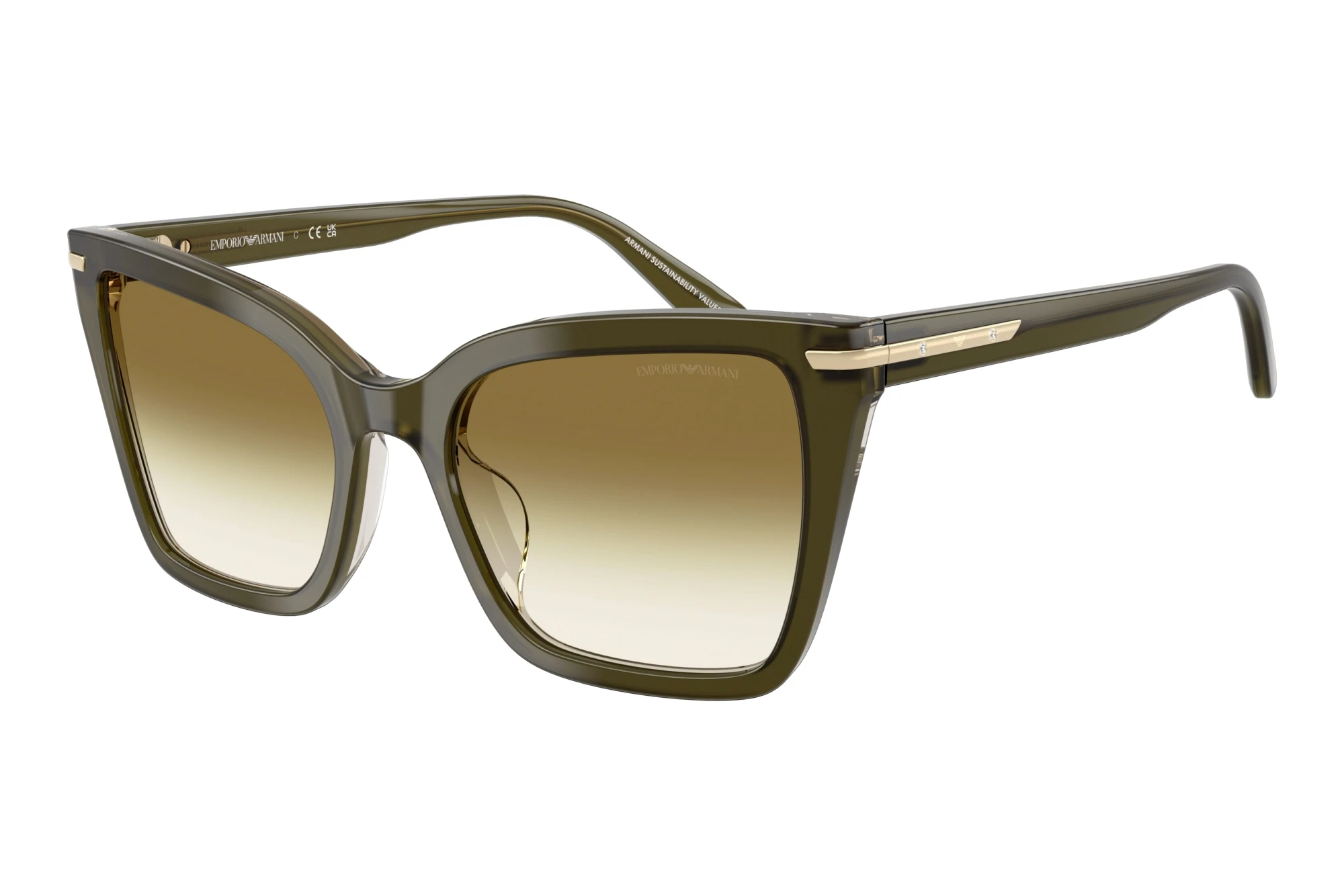 Emporio Armani   EA4273BU 63788E Clear Gradient Dark GreenShiny Dark Green