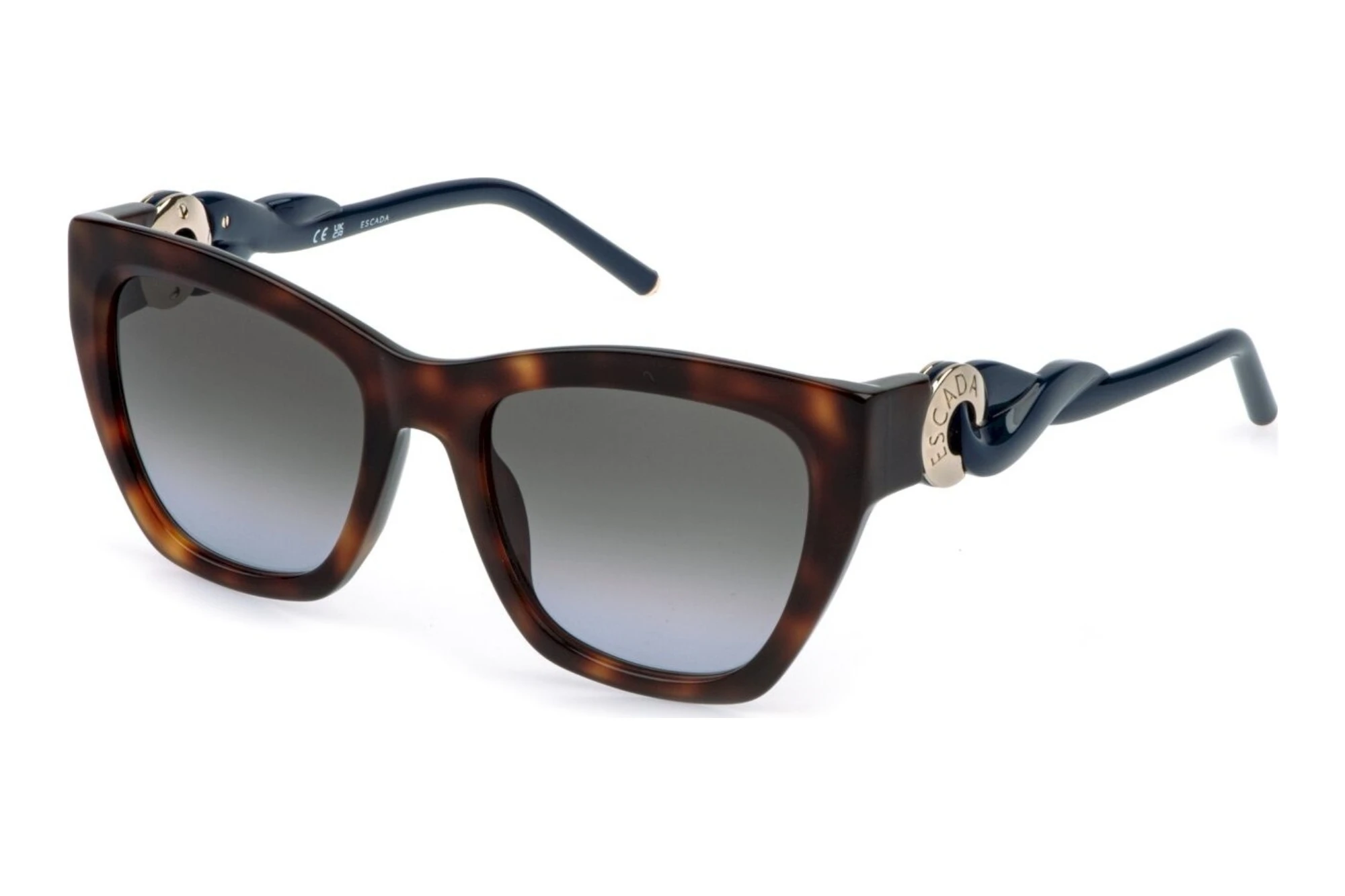 Escada   SESG38 0752 SMOKE GRADIENT BLUESHINY DARK HAVANA