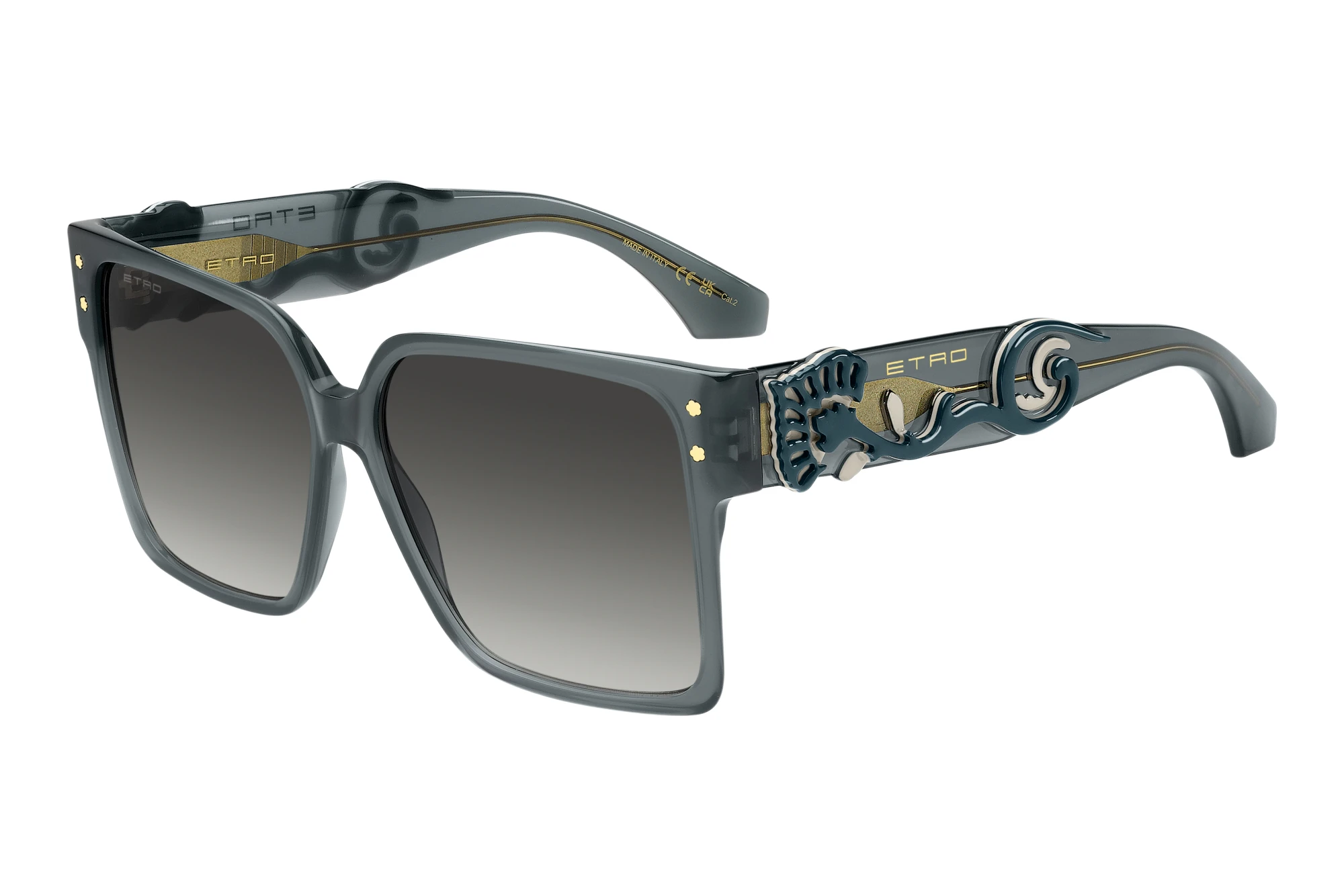 Etro   ETRO 0104/S ZI9/9O DARK GREY SHADEDTEAL