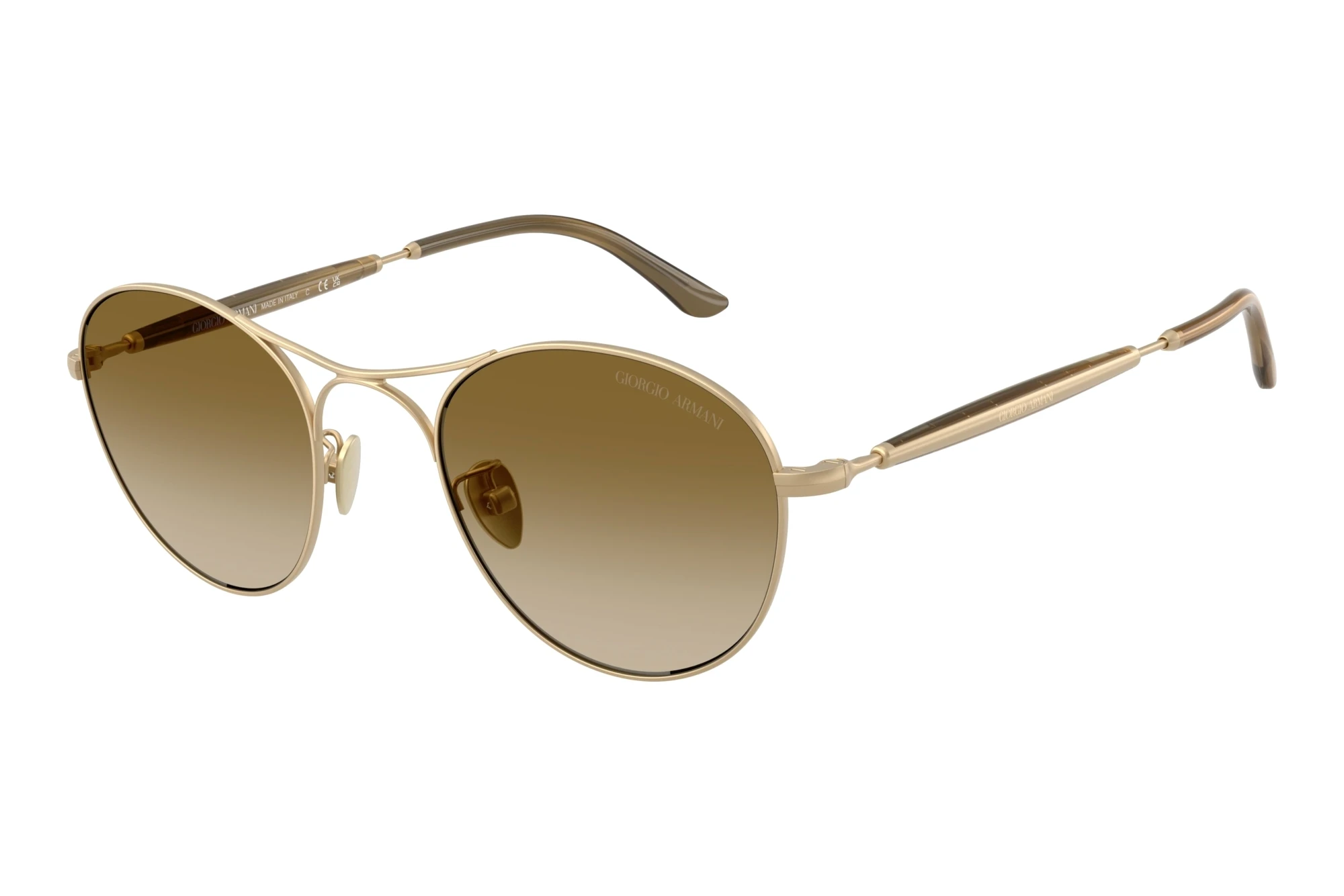 Giorgio Armani   AR6177 341713 Gradient BrownMatte Pale Gold