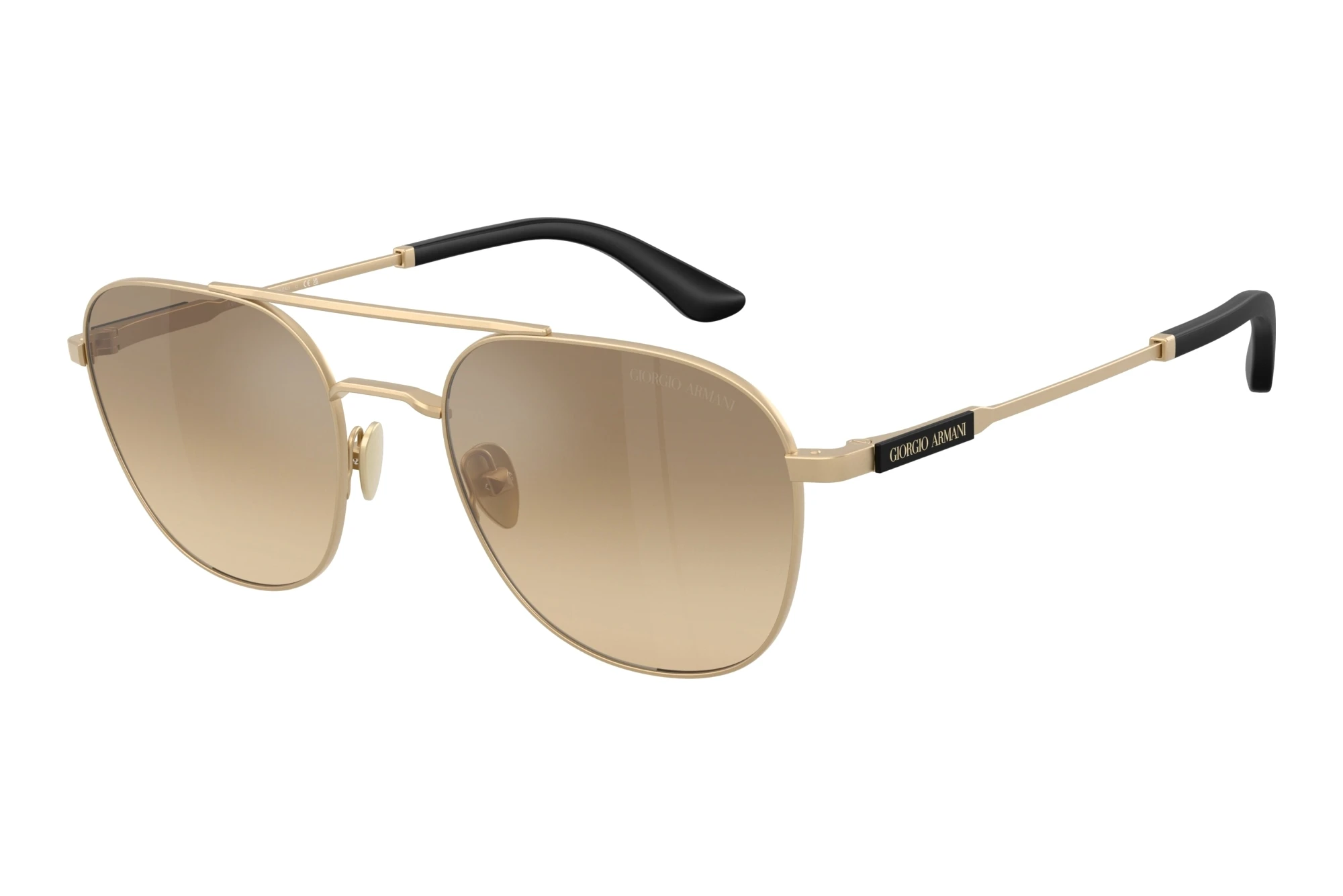 Giorgio Armani   AR6178 30023K Brown Mirror Gradient GreyMatte Pale Gold