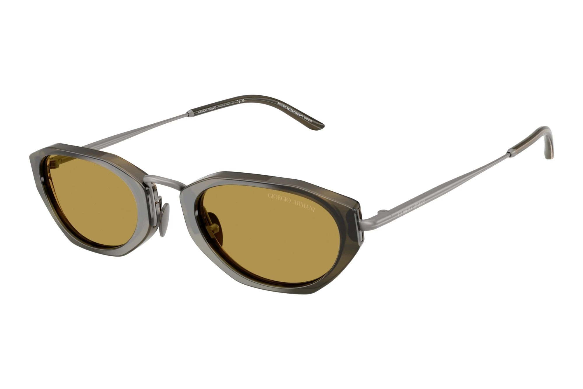 Giorgio Armani   AR8242 6304/2 GreenStriped Green