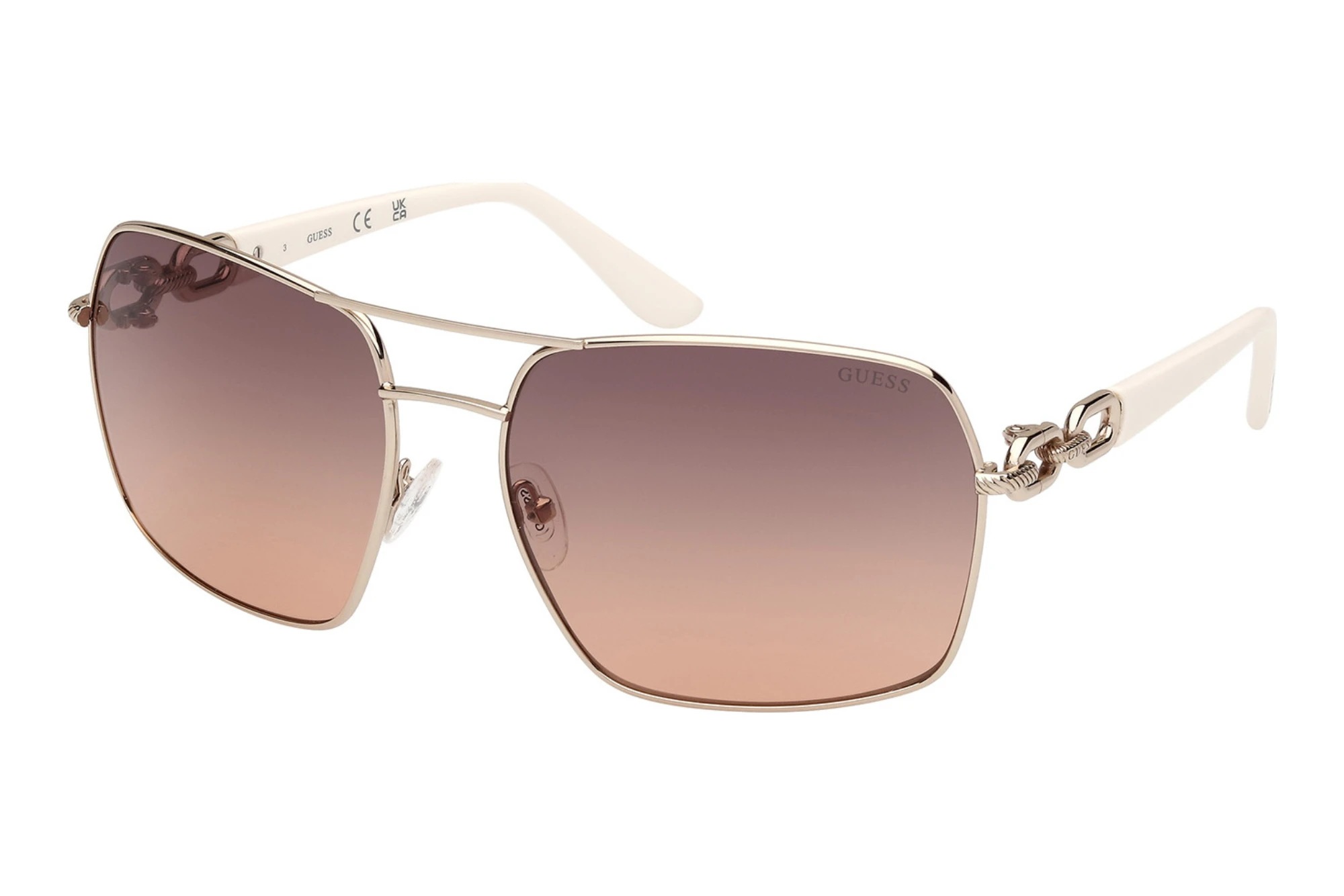 Guess   GU00159 32B grau verlaufendGlänzend Blassgold