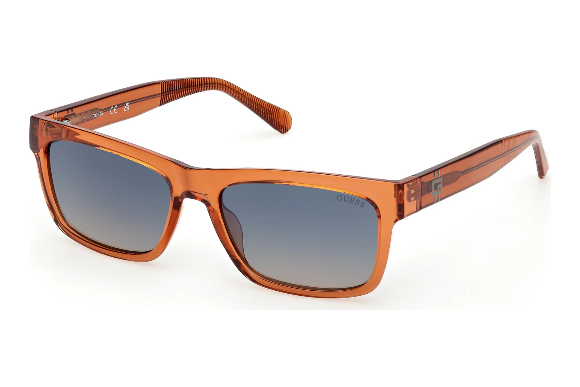 Guess   GU00221 42X blau verspiegeltGlänzend Dunkel Orange